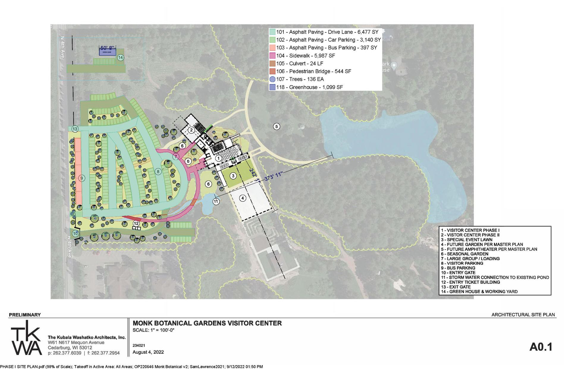 Parking Lot and Entrance Design